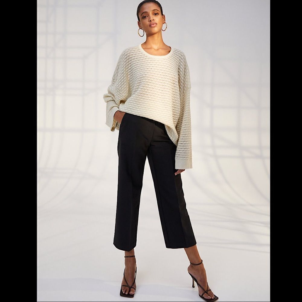 Babaton - Navy Metallic Sweater